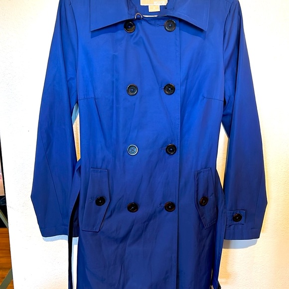 Singing in the rain cobalt blue rain coat - Picture 7 of 9